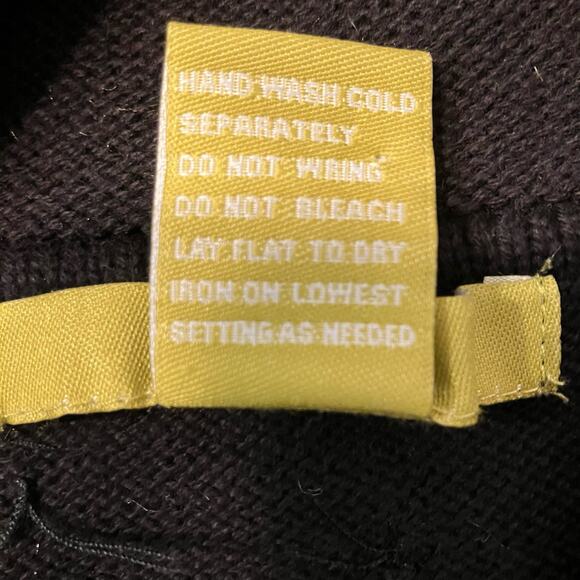 VTG Acorn Embroidered Beaded Christmas Turtleneck Size XS - Picture 6 of 6